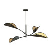 Lampa sufitowa  LOTUS 4 BLACK/GOLD 1106/4 EMIBIG