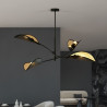 Lampa sufitowa  LOTUS 4 BLACK/GOLD 1106/4 EMIBIG