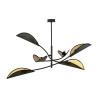 Lampa sufitowa  LOTUS 6 BLACK/GOLD 1106/6 EMIBIG
