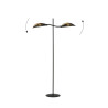 Lampa podłogowa LOTUS LP2 BLACK/GOLD 1106/LP2 EMIBIG