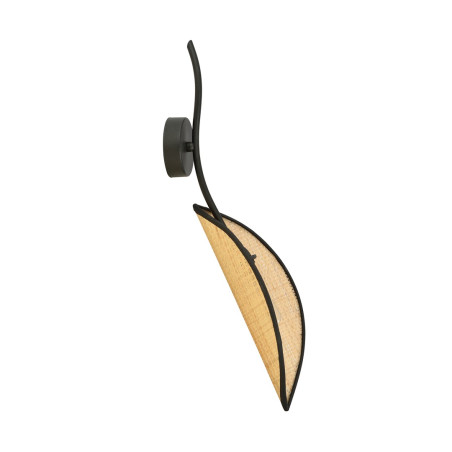 Kinkiet LOTUS K1 BLACK/RATTAN 1108/K1 EMIBIG