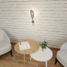 Kinkiet LOTUS K1 BLACK/RATTAN 1108/K1 EMIBIG