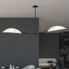 Lampa sufitowa  LOTUS 2 WHITE/GOLD 1107/2 EMIBIG