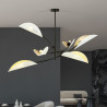 Lampa sufitowa  LOTUS 6 WHITE/GOLD 1107/6 EMIBIG