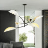 Lampa sufitowa  LOTUS 6 WHITE/GOLD 1107/6 EMIBIG