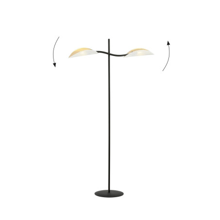 Lampa podłogowa LOTUS LP2 WHITE/GOLD 1107/LP2 EMIBIG