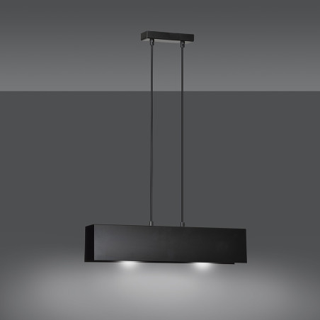Lampa wisząca GENTOR 2 BLACK 672/2 EMIBIG