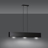 Lampa wisząca GENTOR 3 BLACK 672/3 EMIBIG