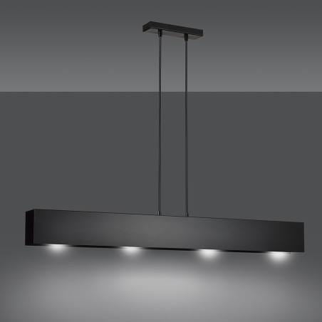 Lampa wisząca GENTOR 4 BLACK 672/4 EMIBIG