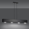 Lampa wisząca GENTOR 4 BLACK 672/4 EMIBIG