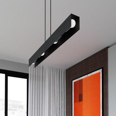 Lampa wisząca GENTOR 4 BLACK 672/4 EMIBIG