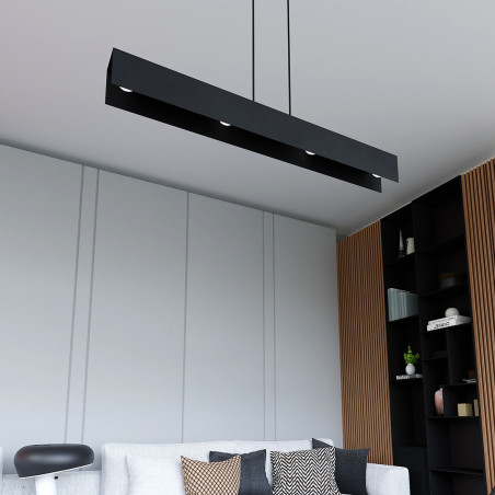 Lampa wisząca GENTOR 4 BLACK 672/4 EMIBIG