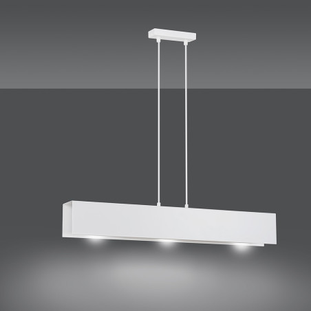 Lampa wisząca GENTOR 3 WHITE 673/3 EMIBIG
