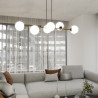 Lampa wisząca GRAVITY 6 BL OPAL 1241/6 EMIBIG