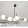 Lampa wisząca GRAVITY 6 BL OPAL 1241/6 EMIBIG