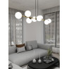 Lampa wisząca GRAVITY 8 BL OPAL 1241/8 EMIBIG