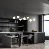 Lampa wisząca GRAVITY 8 BL OPAL 1241/8 EMIBIG
