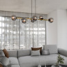 Lampa wisząca GRAVITY 6 BL GRAFIT 1237/6 EMIBIG