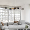 Lampa wisząca GRAVITY 6 BL GRAFIT 1237/6 EMIBIG