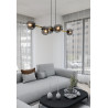 Lampa wisząca GRAVITY 6 BL GRAFIT 1237/6 EMIBIG