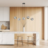 Lampa wisząca GRAVITY 6 BL GRAFIT 1237/6 EMIBIG