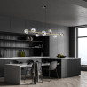 Lampa wisząca GRAVITY 8 BL GRAFIT 1237/8 EMIBIG