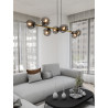 Lampa wisząca GRAVITY 8 BL GRAFIT 1237/8 EMIBIG