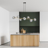 Lampa wisząca GRAVITY 8 BL GRAFIT 1237/8 EMIBIG