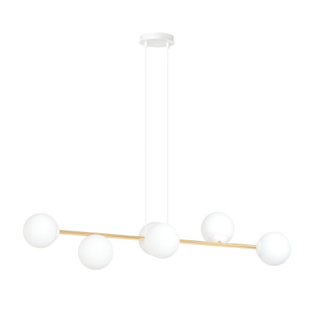 Lampa wisząca GRAVITY 6 WH GOLD 1242/6 EMIBIG