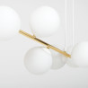 Lampa wisząca GRAVITY 6 WH GOLD 1242/6 EMIBIG