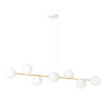 Lampa wisząca GRAVITY 8  WH GOLD 1242/8 EMIBIG