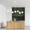 Lampa wisząca GRAVITY 8  WH GOLD 1242/8 EMIBIG