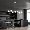 Lampa wisząca GRAVITY 8  WH GOLD 1242/8 EMIBIG