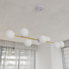 Lampa wisząca GRAVITY 8  WH GOLD 1242/8 EMIBIG