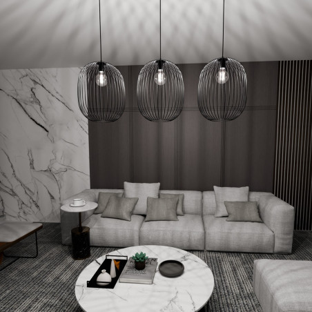 Lampa wisząca ONYX 3 BL 1304/3 EMIBIG