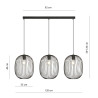 Lampa wisząca ONYX 3 BL 1304/3 EMIBIG