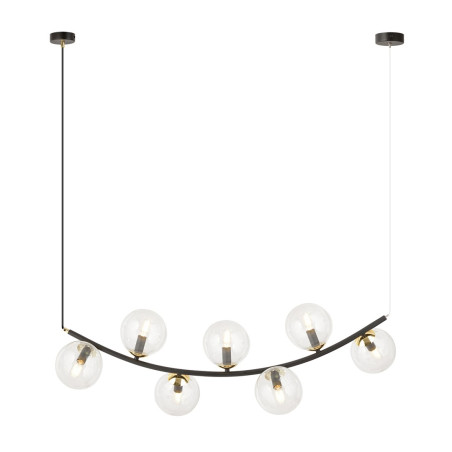 Lampa wisząca RITZ 7 BL TRANSPARENT 1296/7 EMIBIG