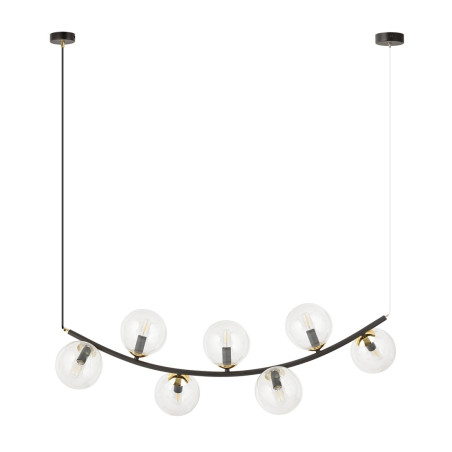 Lampa wisząca RITZ 7 BL TRANSPARENT 1296/7 EMIBIG