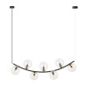 Lampa wisząca RITZ 7 BL TRANSPARENT 1296/7 EMIBIG