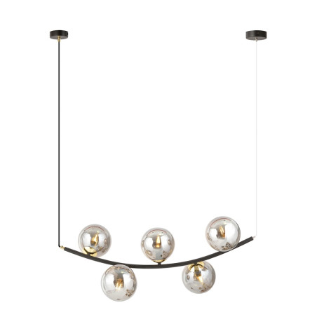Lampa wisząca RITZ 5 BL GRAFIT 1297/5 EMIBIG