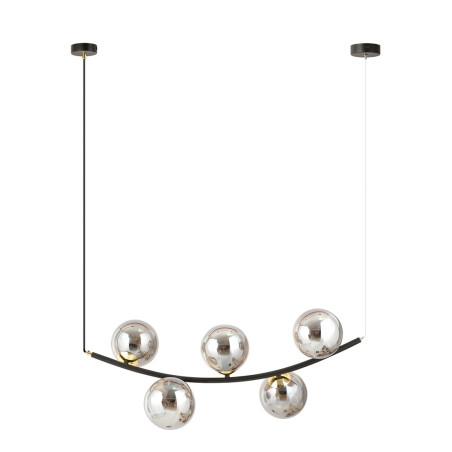 Lampa wisząca RITZ 5 BL GRAFIT 1297/5 EMIBIG