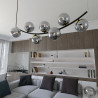 Lampa wisząca RITZ 7 BL GRAFIT 1297/7 EMIBIG