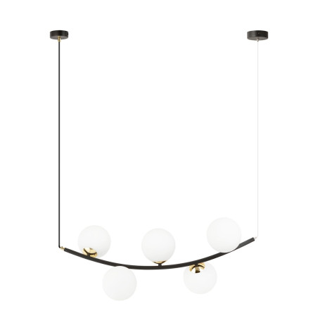 Lampa wisząca RITZ 5 BL OPAL 1298/5 EMIBIG
