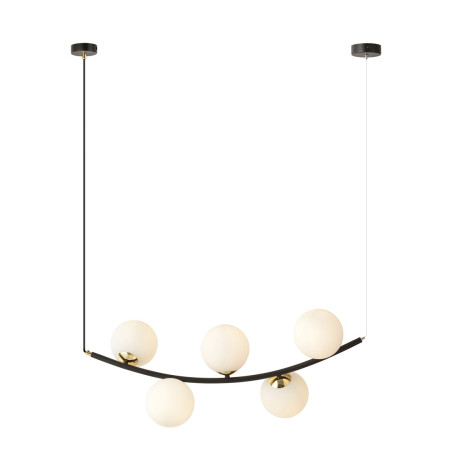 Lampa wisząca RITZ 5 BL OPAL 1298/5 EMIBIG