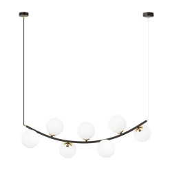 Lampa wisząca RITZ 7 BL OPAL 1298/7 EMIBIG
