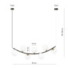 Lampa wisząca RITZ 7 BL OPAL 1298/7 EMIBIG