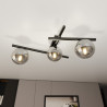 Lampa sufitowa  SMART 3 BLACK/GRAFIT 1104/3 EMIBIG