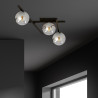 Lampa sufitowa  SMART 3 BLACK/GRAFIT 1104/3 EMIBIG