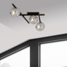 Lampa sufitowa  SMART 3 BLACK/GRAFIT 1104/3 EMIBIG