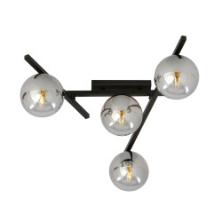 Lampa sufitowa  SMART 4 BLACK/GRAFIT 1104/4 EMIBIG